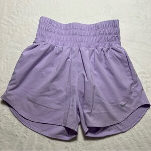 Nike high waisted Light Purple Athletic Shorts